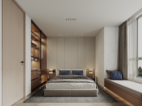  卧室 次卧3d模型 