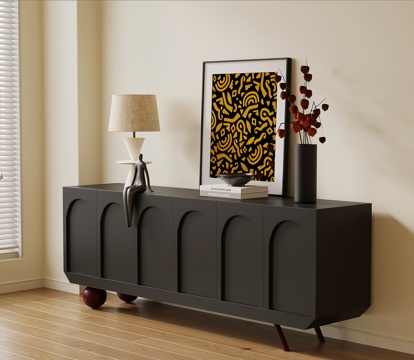  现代玄关柜 边柜 矮柜3d模型 