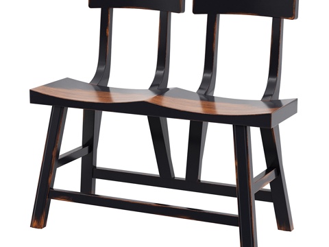  双人休闲椅3d模型 