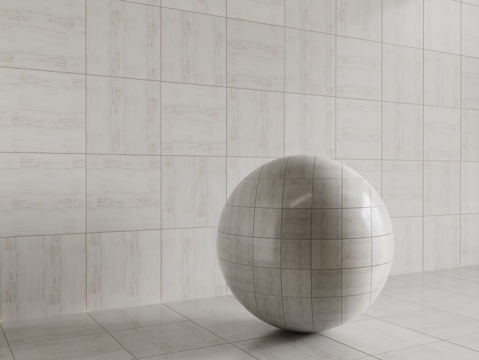 现代白色瓷砖 厨房瓷砖 洗手间瓷砖 地砖 墙砖su模型