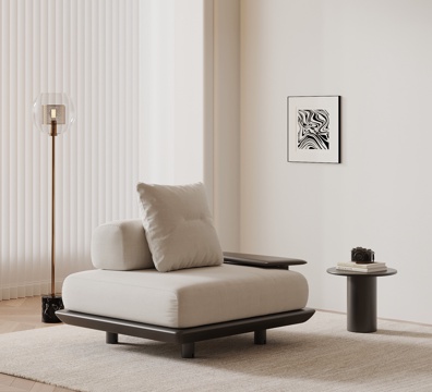  现代单人沙发 休闲沙发3d模型 