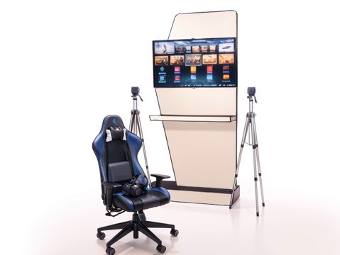  家居玩具摆件办公器材设备su模型 