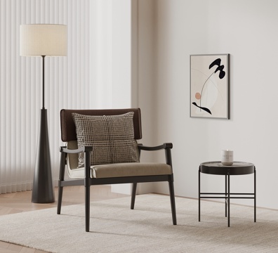  现代休闲椅 沙发椅3d模型 