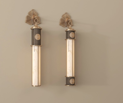  新中式壁灯 装饰壁灯3d模型 