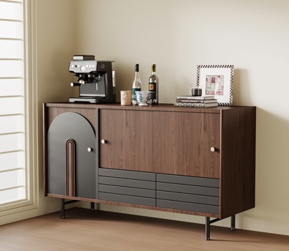  中古备餐柜 餐边柜 边柜3d模型3d模型 