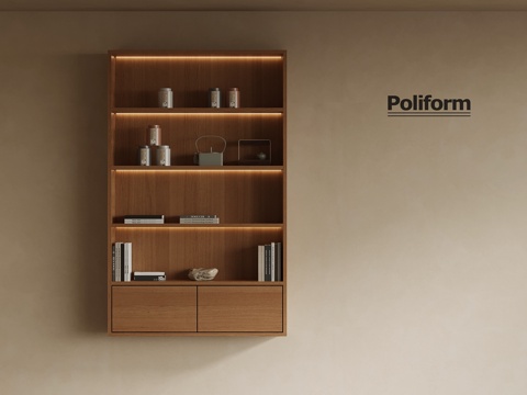 现代壁柜su模型