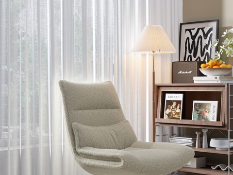 单椅休闲椅免费3d模型