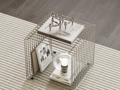  现代意式边几3d模型 