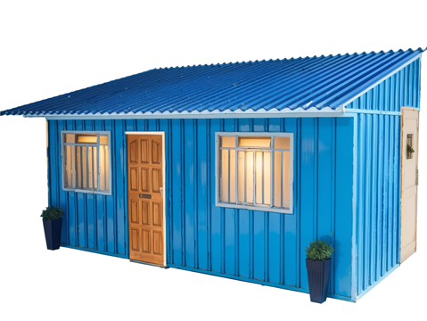  活动板房su模型 