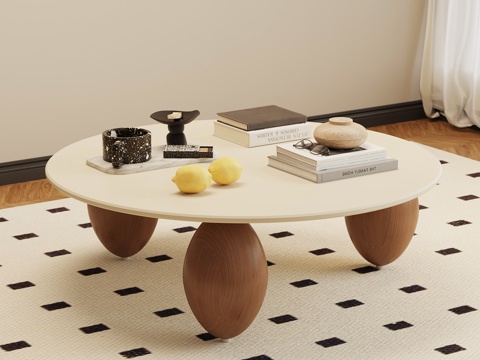  中古茶几3d模型 