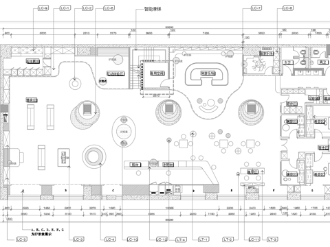  宠物店  最新全套施工图 效果图合集cad施工图 