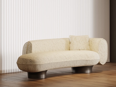  现代贵妃椅 沙发椅3d模型 