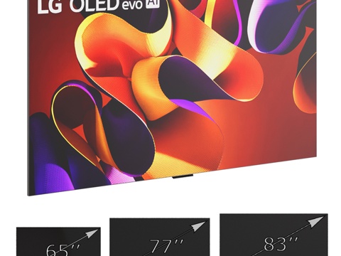  现代显示器3d模型 