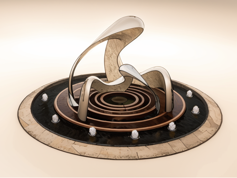  家居玩具摆件办公器材设备su模型 