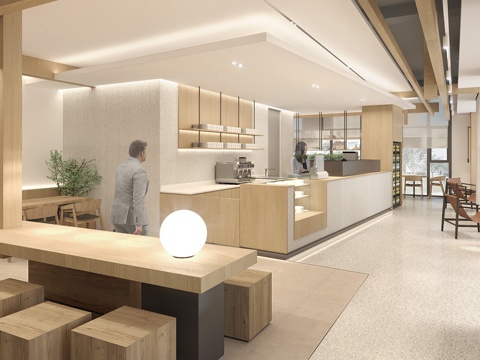 咖啡馆 最新全套施工图 效果图合集cad施工图