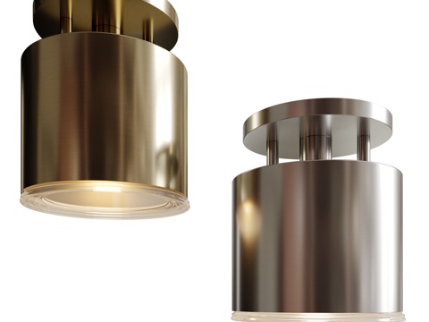  Lightology Nora半嵌入式吸顶灯3d模型 