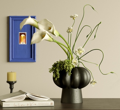  法式摆件组合3d模型 