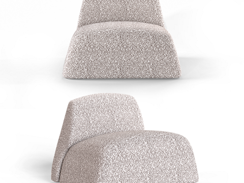  单人沙发3d模型 