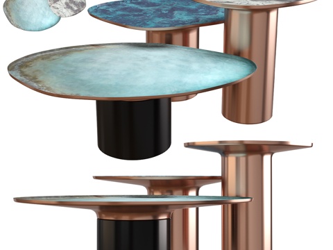  德卡斯特利DROPS茶几3d模型 