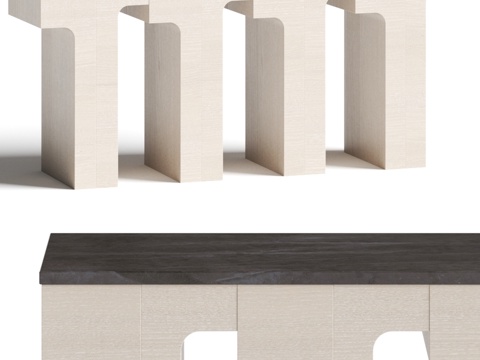  Jose Leite De Castro Domoos边几3d模型 