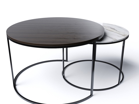  rooma design 兄弟咖啡桌3d模型 