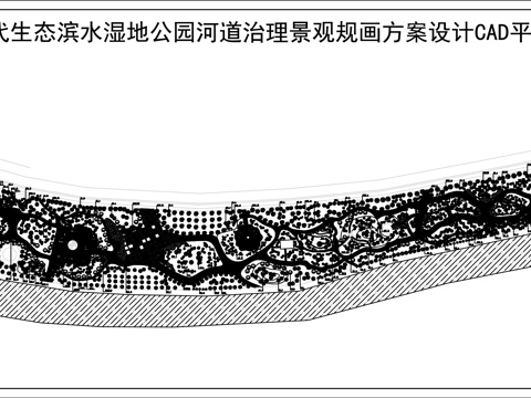 公园景观CAD平面布局图cad施工图