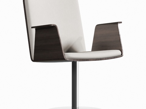  SELLEX DON 带扶手旋转布艺椅3d模型 