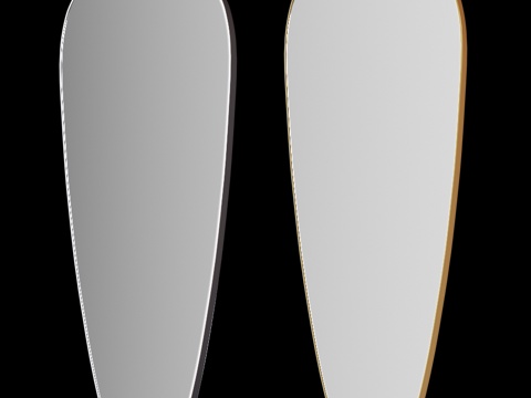  清家设计泪滴镜3d模型 