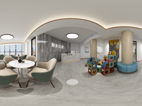  牙科医院 最新全套施工图 效果图合集cad施工图cad施工图 