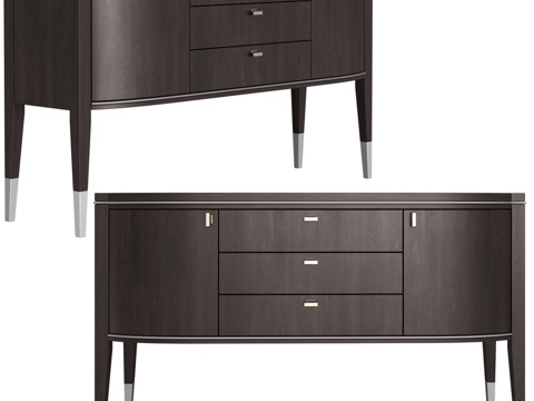  丹通家居大号抽屉柜3d模型 