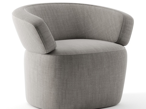  Meridiani品牌Josephine小型扶手椅3d模型 