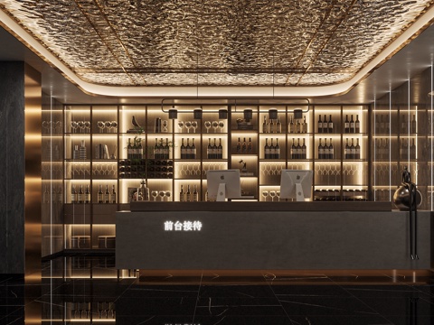  轻奢娱乐会所  最新全套施工图 效果图合集cad施工图 