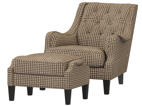  丹通家居 泰勒扶手椅3d模型 