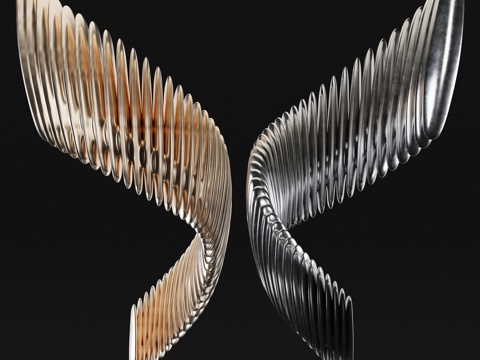  肯凯勒创作的牧歌雕塑3d模型 