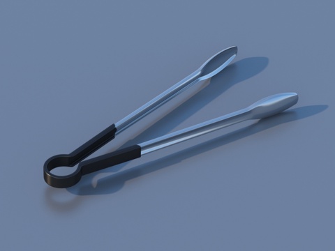  夹子 餐具 小品3d模型 