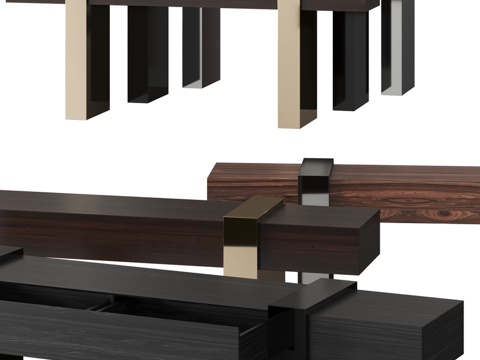  Laskasas Merrit边几3d模型 