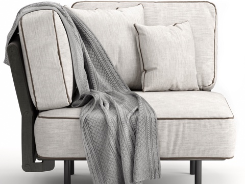  POTOCCO品牌SOUL花园扶手椅3d模型 