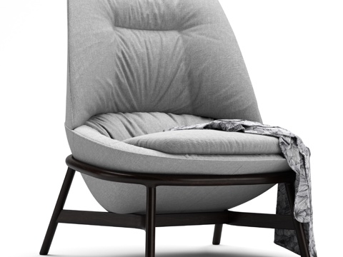  扶手椅Arflex Ladle3d模型 