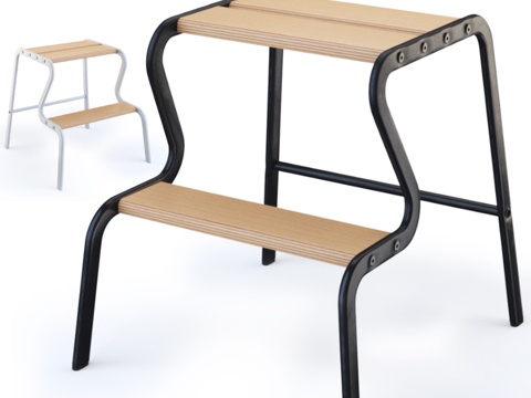  宜家GRUBBAN踏脚凳3d模型 