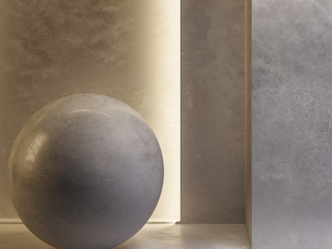  混凝土地板3d模型 