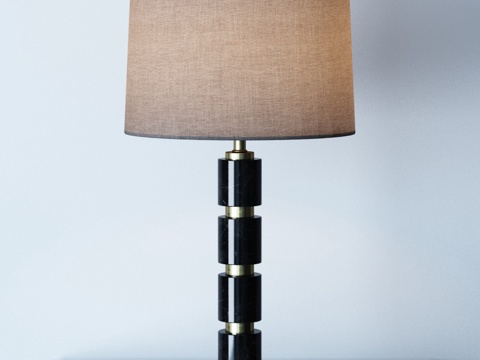  奥弗顿台灯3d模型 