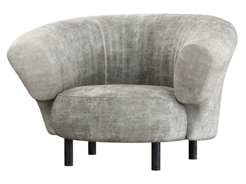  半圆扶手椅ANA扶手椅3d模型 