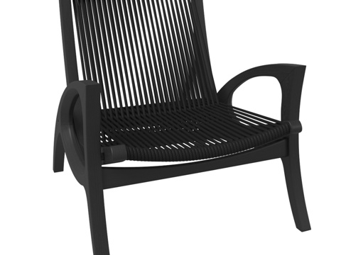  伊丽兹休闲椅3d模型 