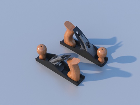  木刨 木工工具3d模型3d模型 