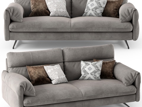  ALFRED Duvivier Canapes沙发3d模型 