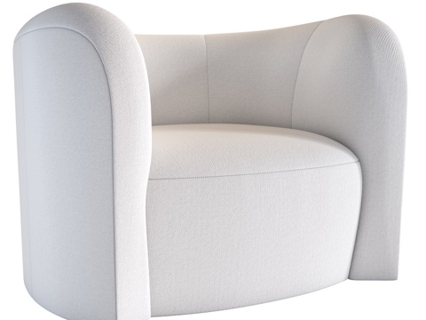  baker Wave休闲椅3d模型 