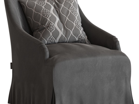  Coco Republic德累斯顿扶手椅33d模型 