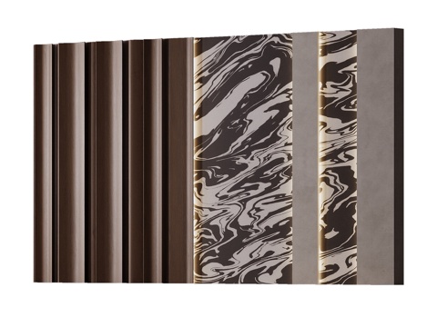  墙面3D装饰板073d模型 