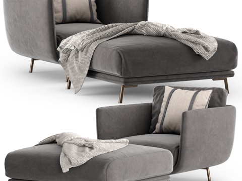  Nube Italia JOE扶手椅3d模型 