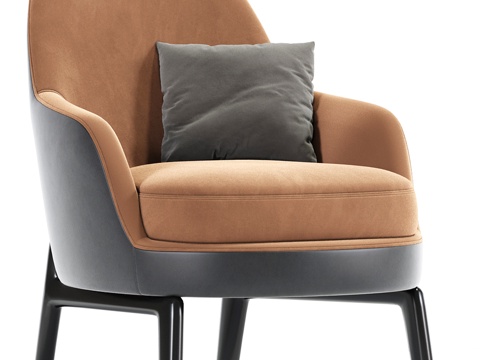  Modrest Metzler 装饰休闲扶手椅3d模型 